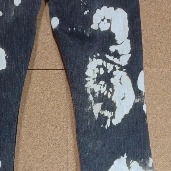 SLICK-BUD FASHIONS JEANS a 10p in a beautiful white washed design one of a kind - Picture 7 of 9